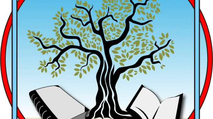 Sceau maçonnique du GOTM avec olivier, livre ouvert et livre fermé