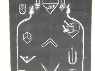 Le Tableau de Loge affichant des symboles maçonniques